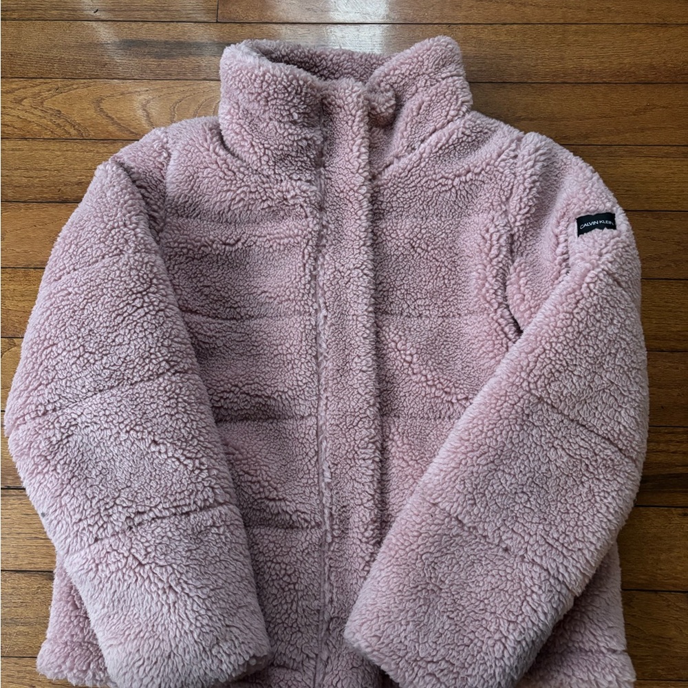 Calvin Klein Kids Pink Puffer Jacket